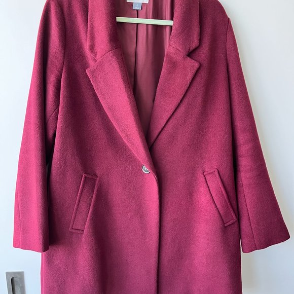 Old Navy Wool Dress Coat - Picture 2 of 3